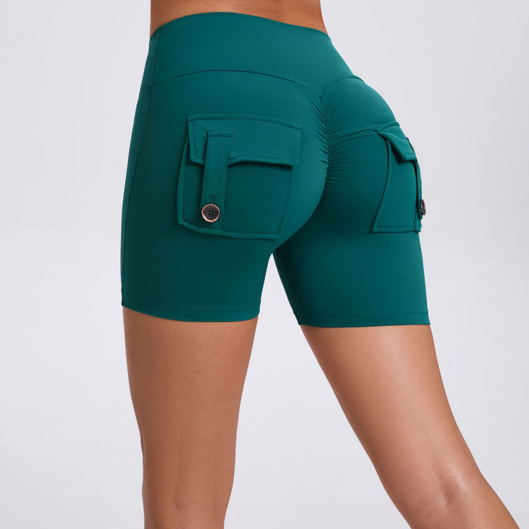 Cargo Biker High Waist Tight Shorts