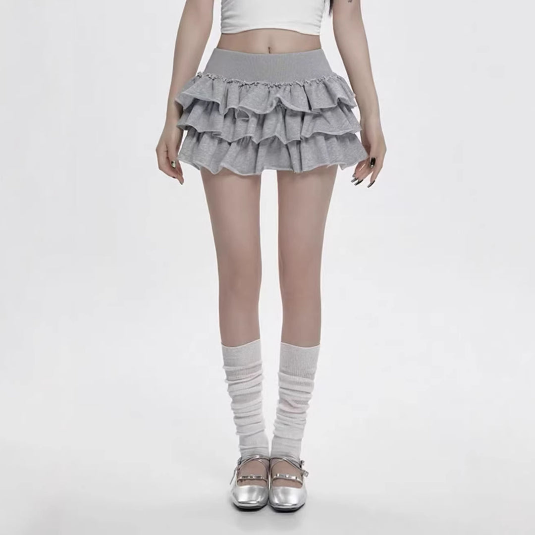 Sweet Spicy Ruffled Mini Skirt