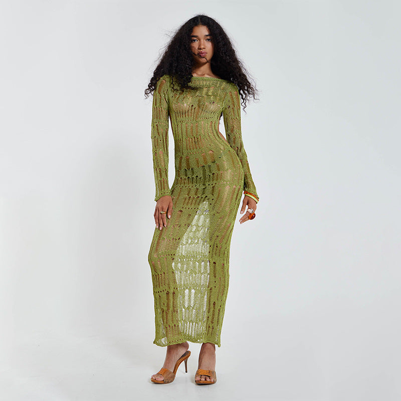 Crochet Knit Hollow Out Cover Up