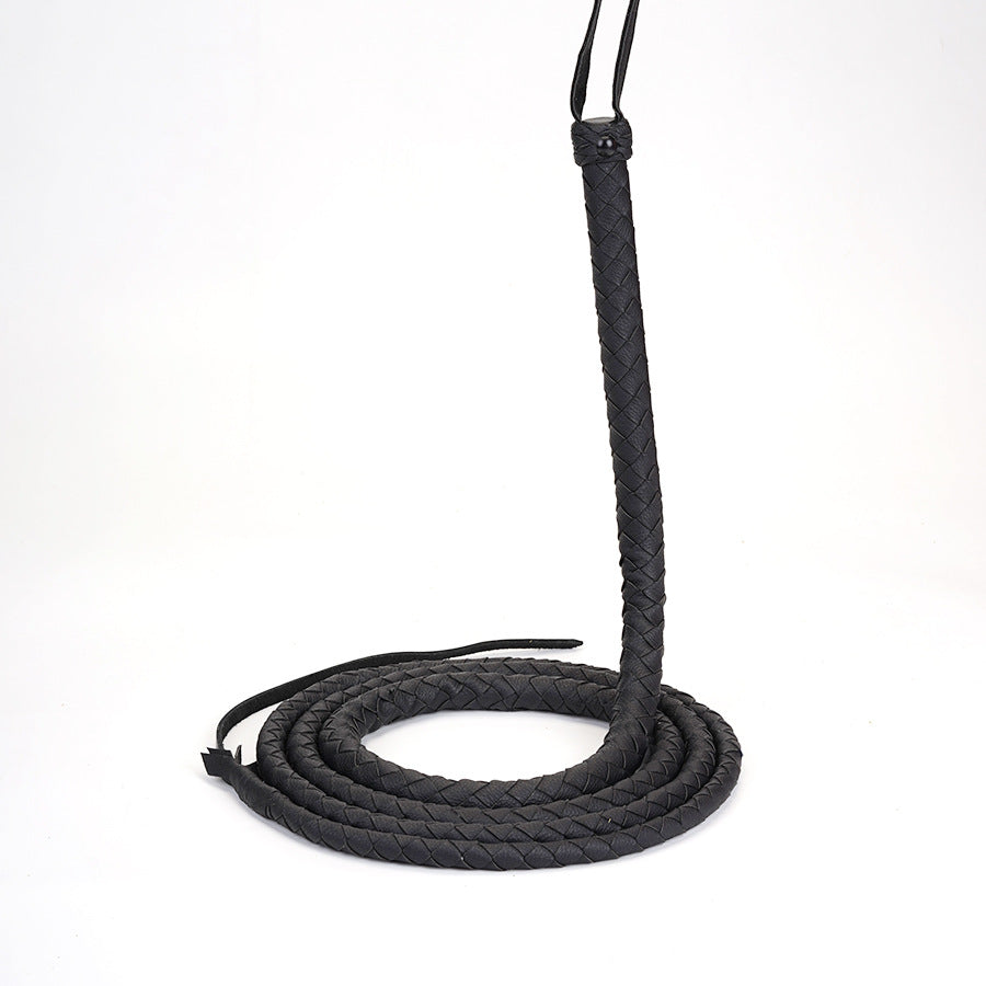 Extra Long Lychee Pattern Horsewhip