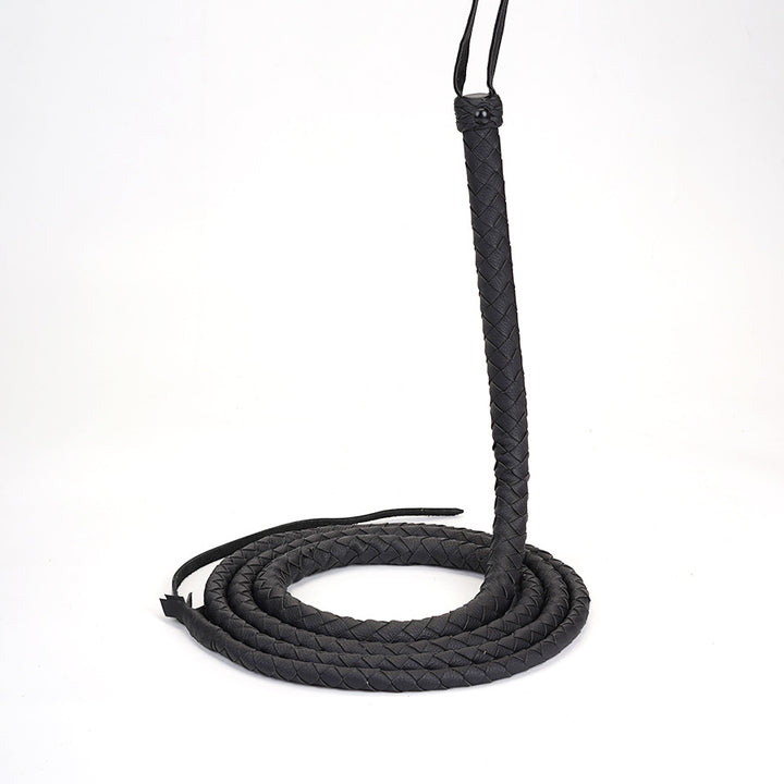 Extra Long Lychee Pattern Horsewhip