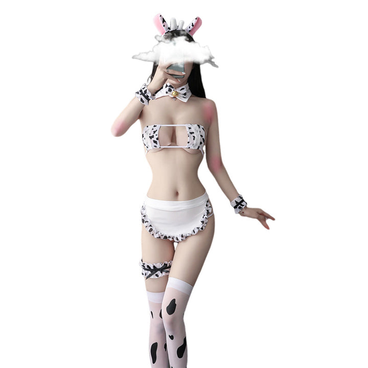 Cow Print Cute Cosplay Lingerie