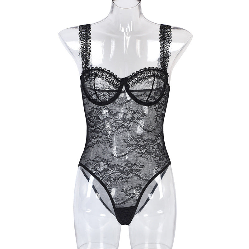 Lace Underwire Cami Bodysuit