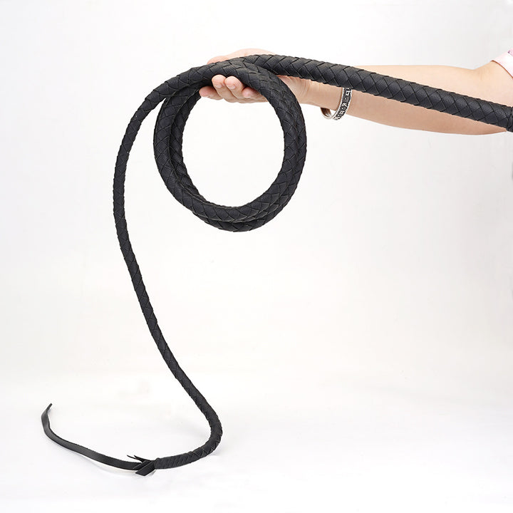 Extra Long Lychee Pattern Horsewhip