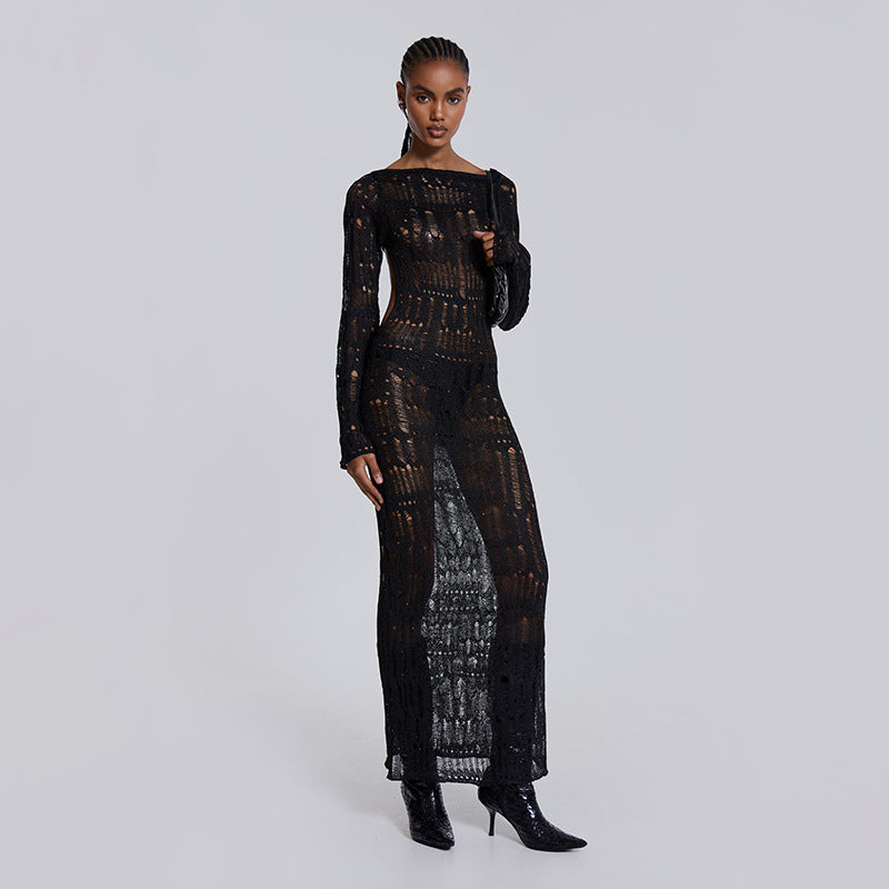Crochet Knit Hollow Out Cover Up