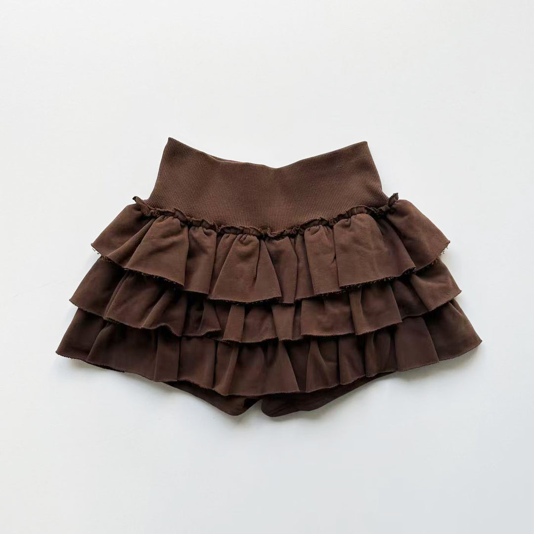 Sweet Spicy Ruffled Mini Skirt