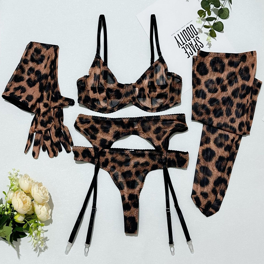 Sexy Leopard Print Lingerie