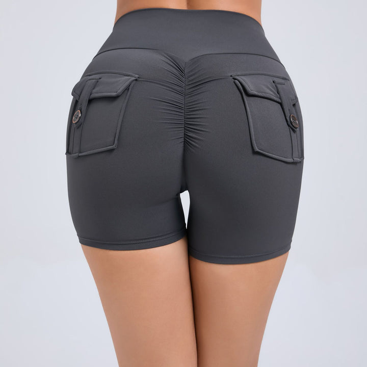 Cargo Biker High Waist Tight Shorts