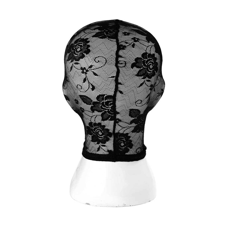 Floral Lace Fishnet Face Mask
