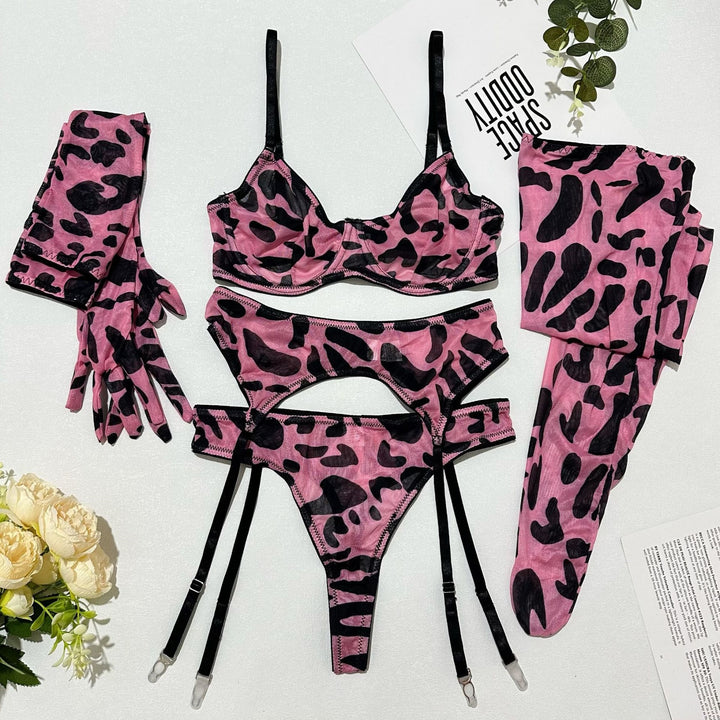 Sexy Leopard Print Lingerie