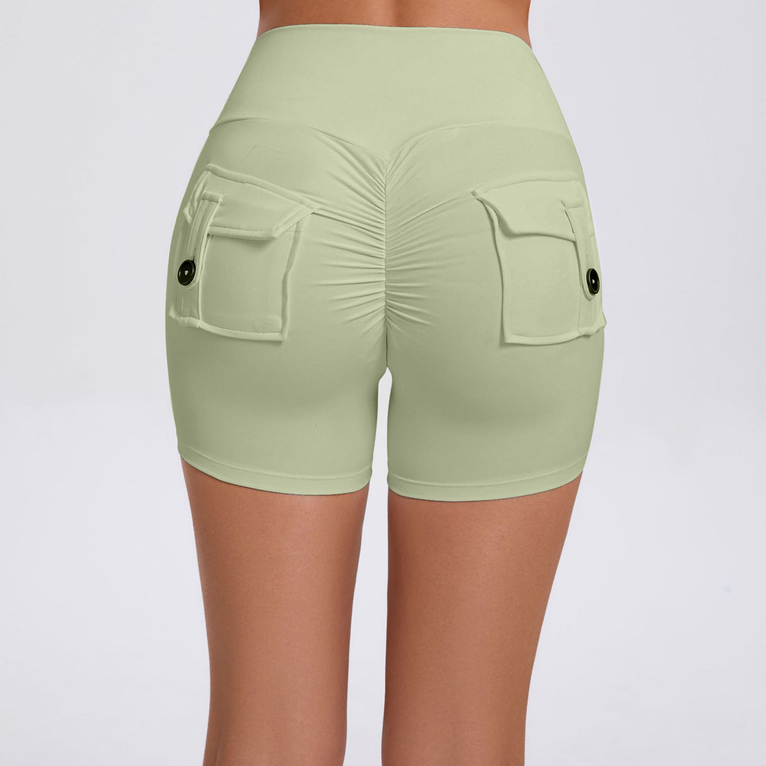 Cargo Biker High Waist Tight Shorts