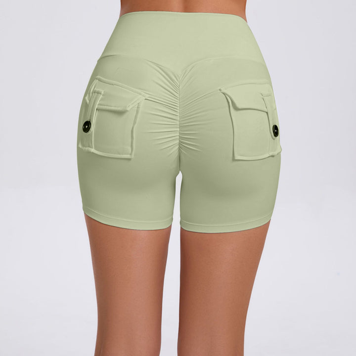 Cargo Biker High Waist Tight Shorts