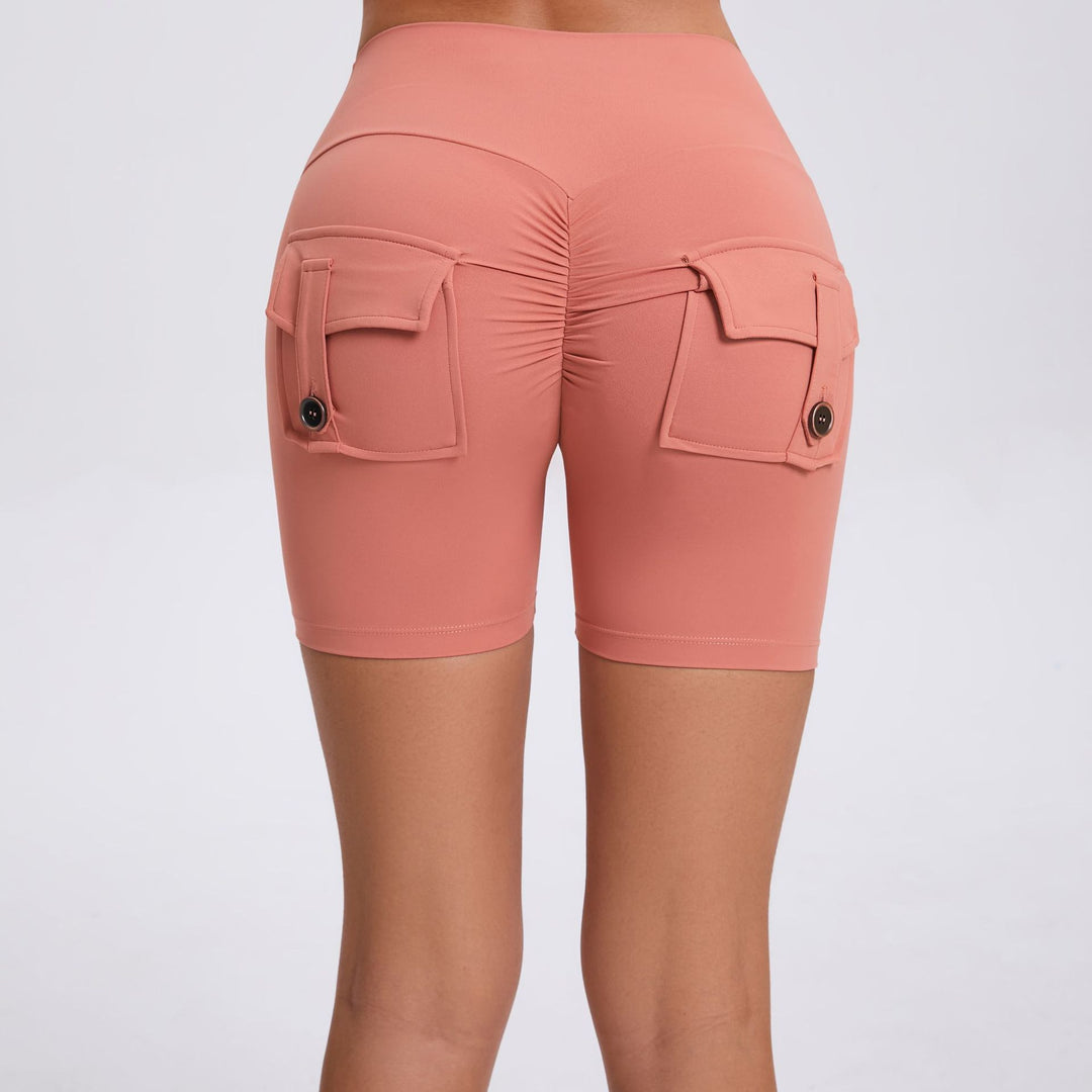 Cargo Biker High Waist Tight Shorts