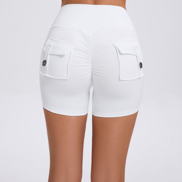 Cargo Biker High Waist Tight Shorts