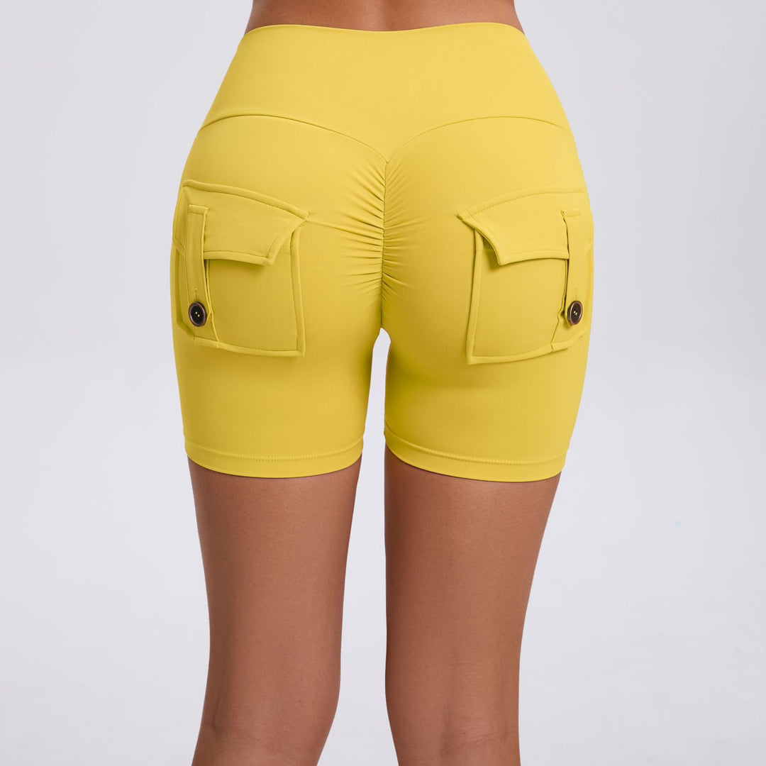 Cargo Biker High Waist Tight Shorts