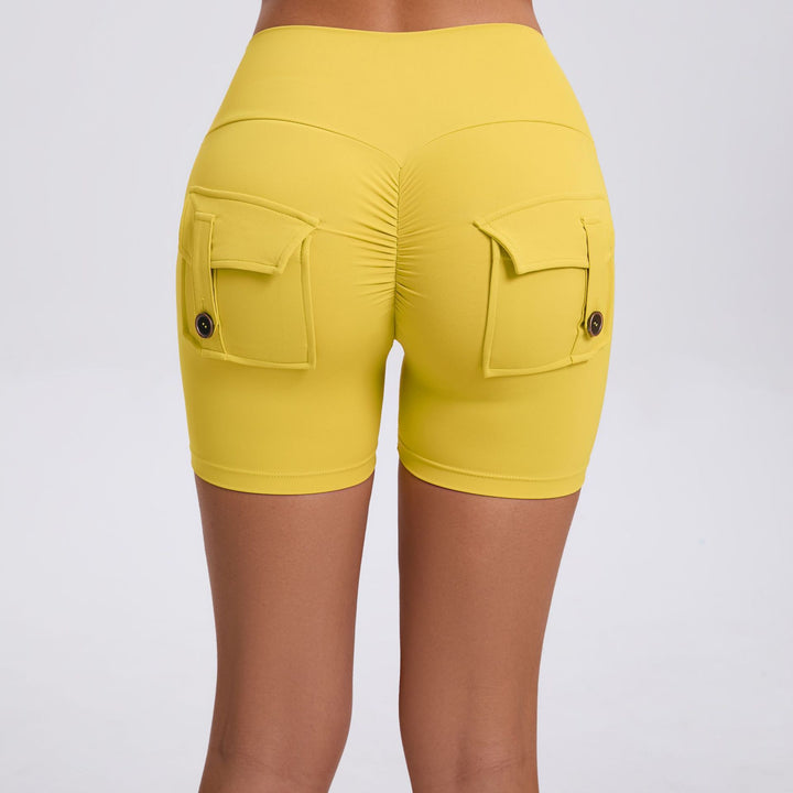 Cargo Biker High Waist Tight Shorts