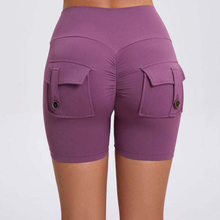 Cargo Biker High Waist Tight Shorts