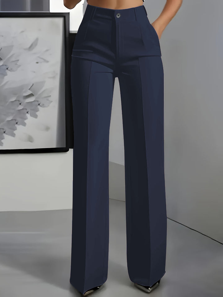 Women’s High-Waisted Wide-Leg Tailored Work Trousers