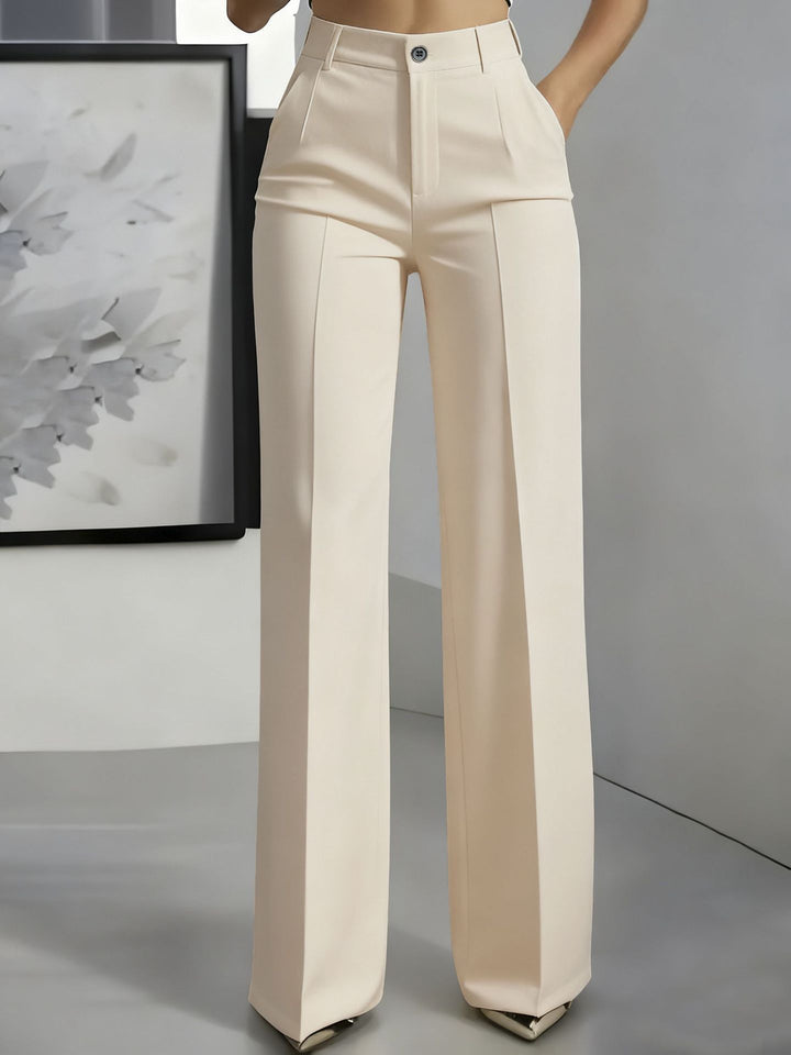 Women’s High-Waisted Wide-Leg Tailored Work Trousers